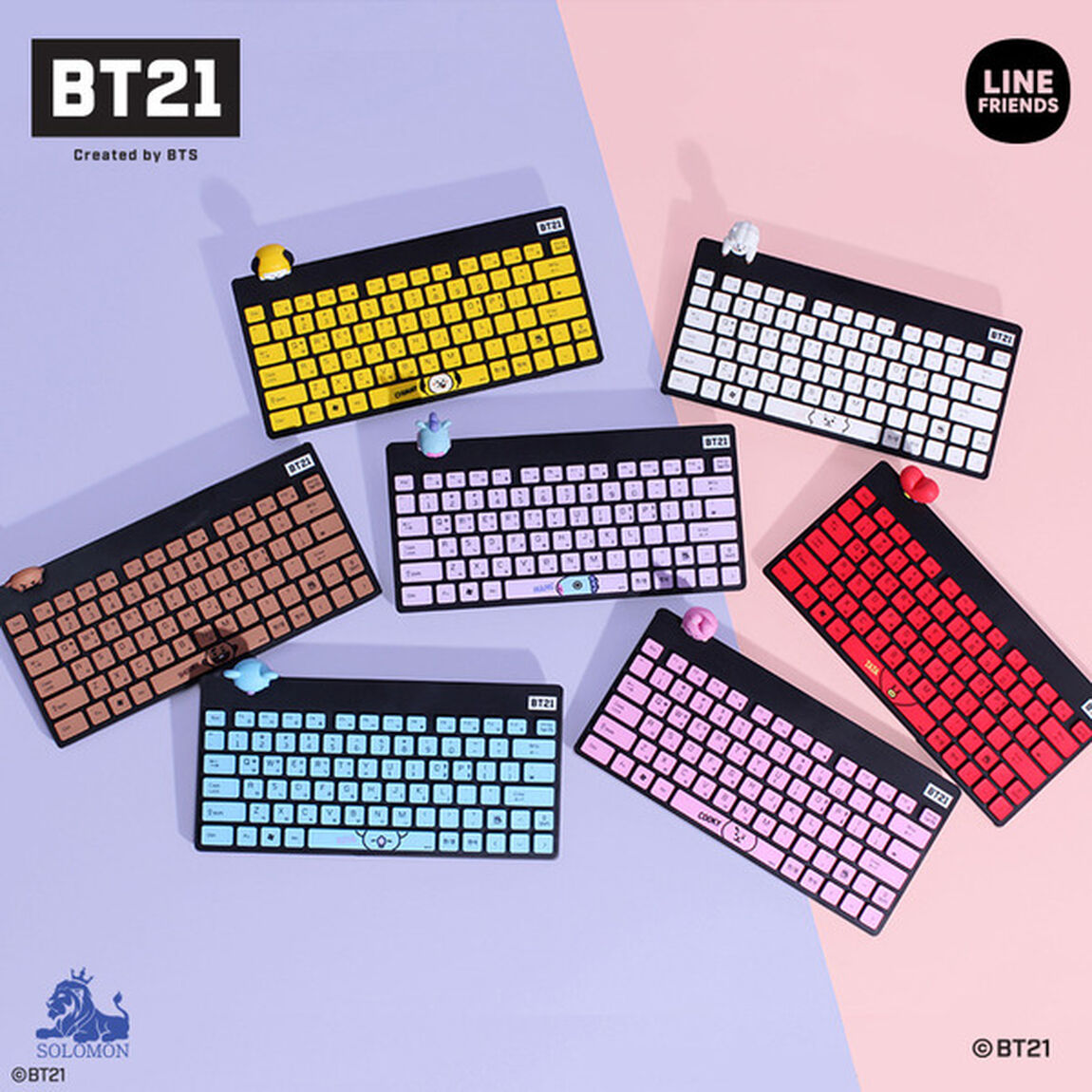 BT21 無線キーボード  RJ（その他）