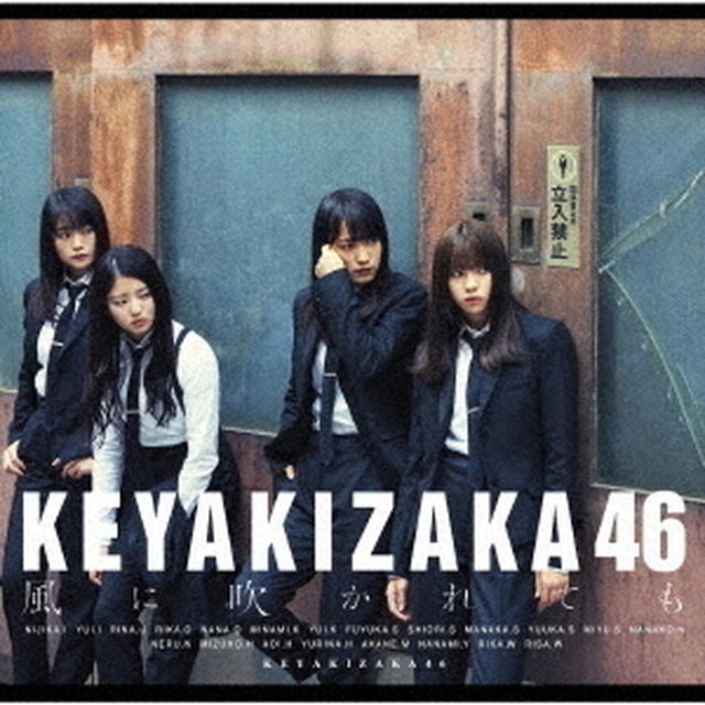 欅坂46／風に吹かれても（TYPE-B／CD+DVD）（旧譜キャンペーン特典：ロゴコラージュステッカー）（CDシングル）