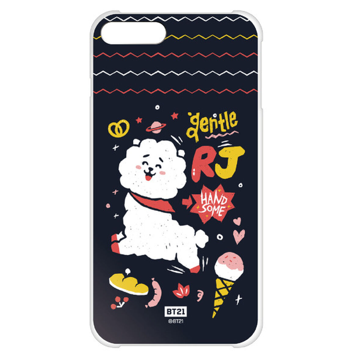BT21 【RJ】 ハード iPhone8Plus/7Plus クリアケース（その他）