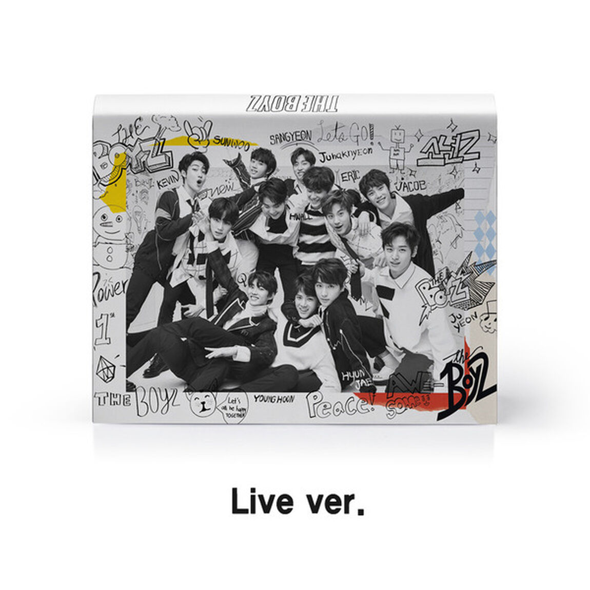 THE BOYZ／THE FIRST　LIVE ver.（セブンネット限定特典：卓上ミニチュア等身大パネル＋クリアファイル）（ＣＤ）
