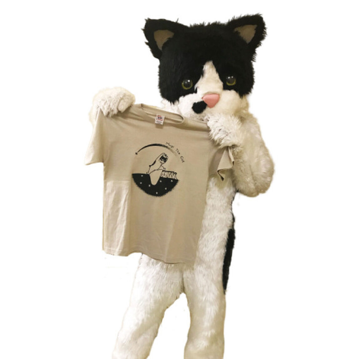 むぎ(猫)／ねっこほって宝物Tシャツ（サンド） XL（その他）