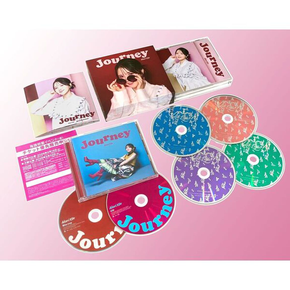 鬼頭明里／Journey（初回限定盤／4CD＋Blu-ray）（ＣＤ）