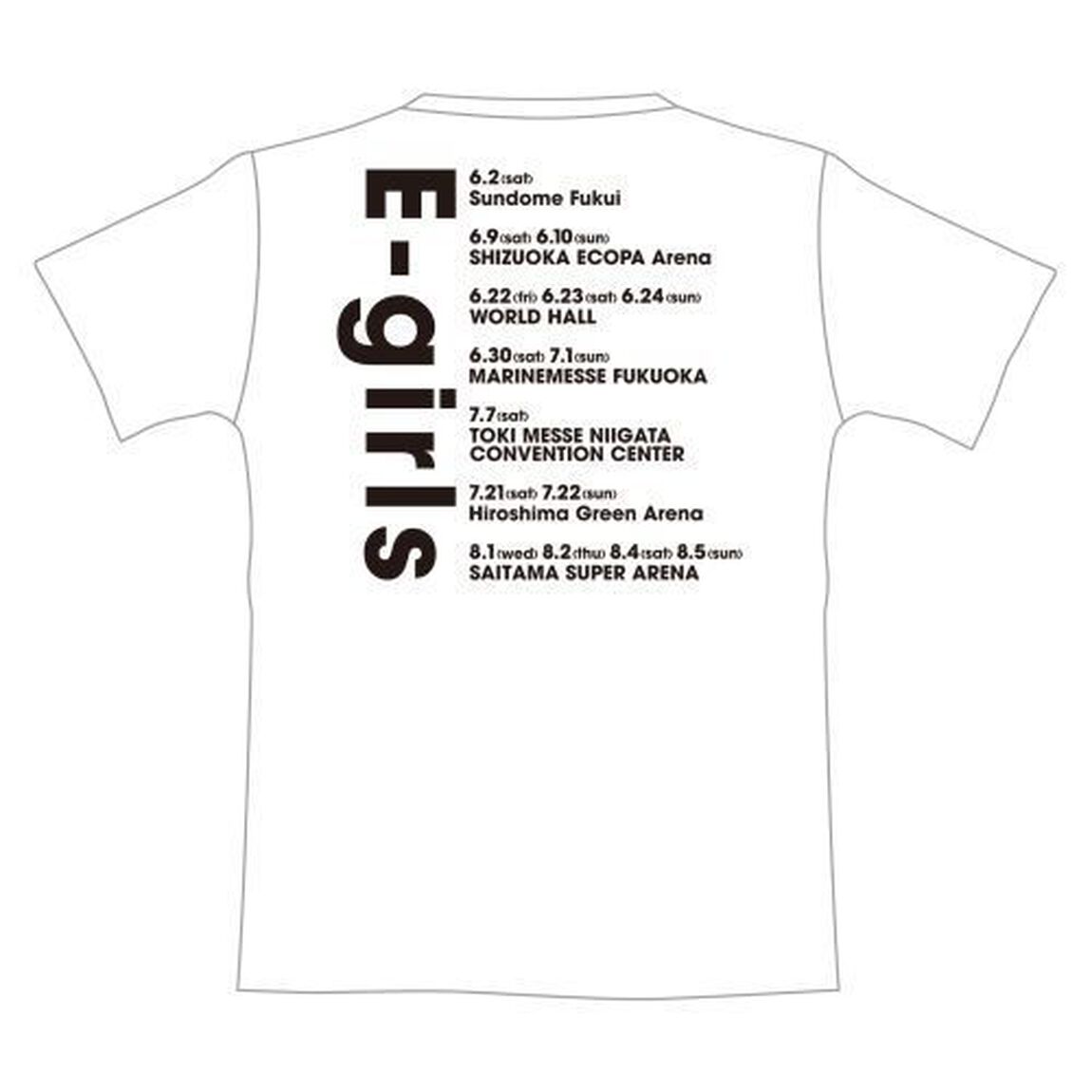 E.G. 11 ツアーTシャツ／WHITE／Mサイズ（セブンネット限定）（その他）