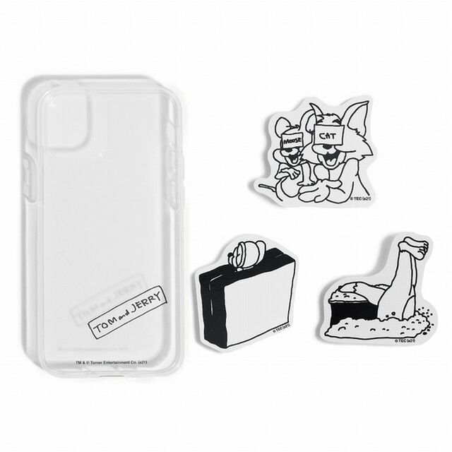 TOM and JERRY/SAYURI NISHIKUBO iPhone case ＆ Sticker iPhone6/6S/7/8/SE2兼用（その他）