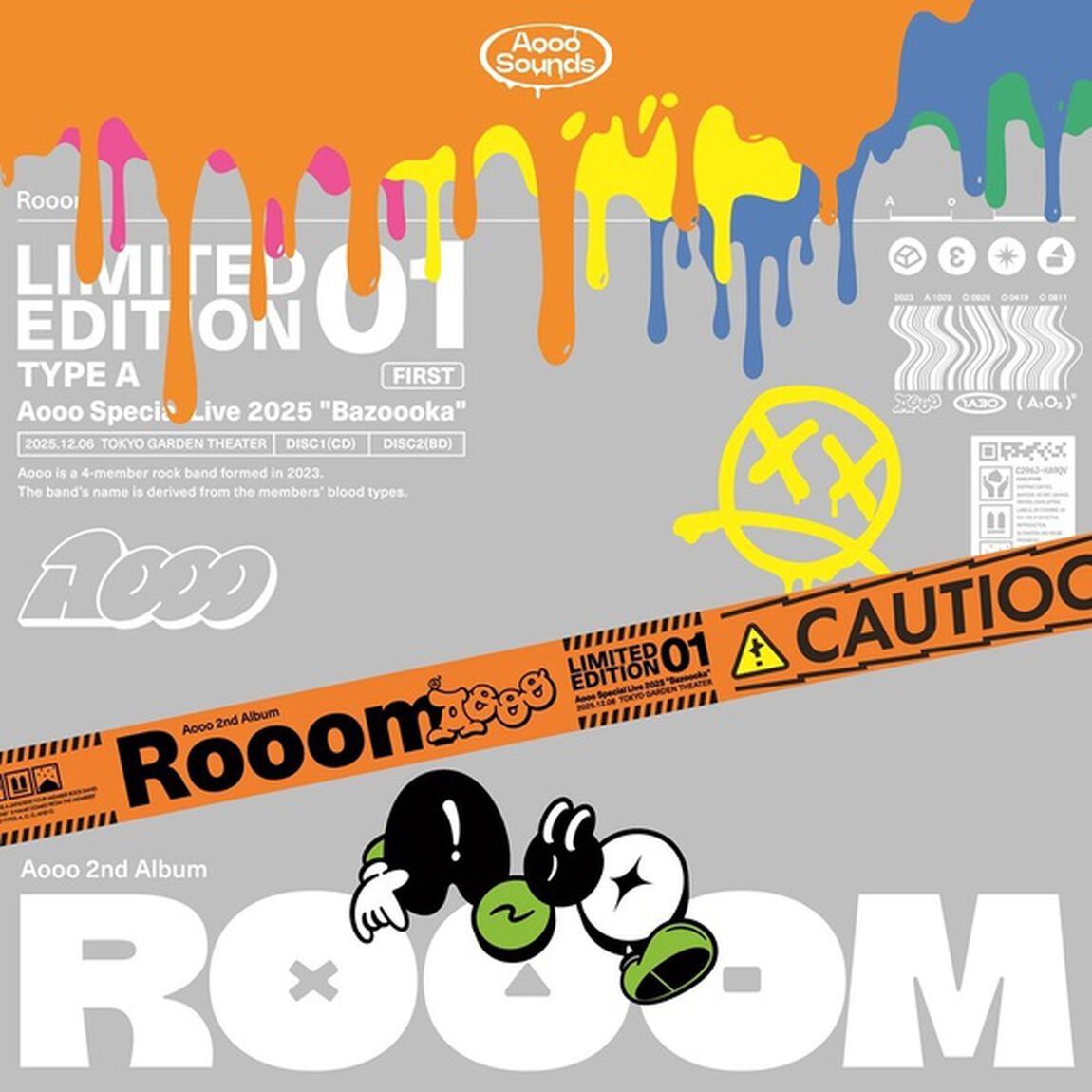 Aooo／Rooom（初回生産限定盤A／CD+Blu-ray）（セブンネット限定特典：オリジナルトート型エコバッグ）（ＣＤ）