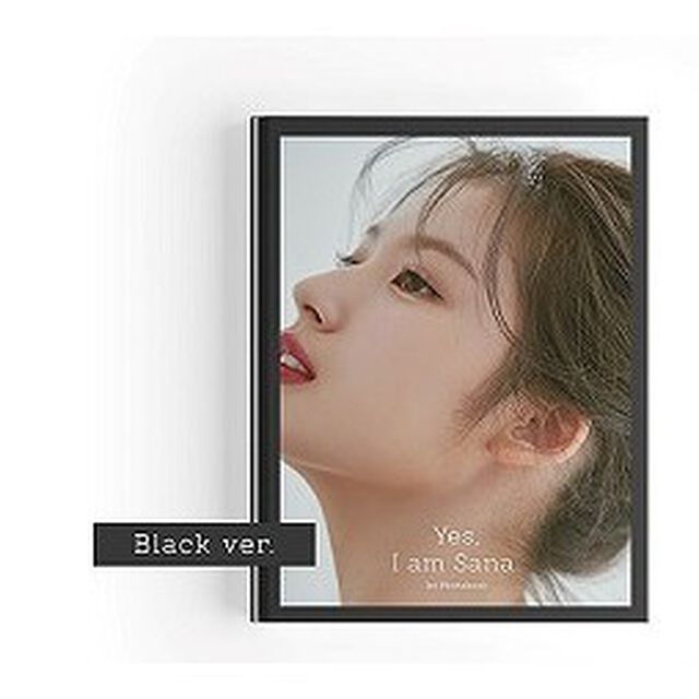 （書籍）SANA (TWICE)／1ST PHOTOBOOK : YES I AM SANA. (BLACK VER.) (LTD)（輸入盤）（その他）