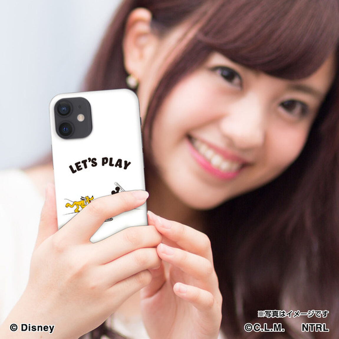 21ミッキーマウス（LET'S PLAY）/千葉ロッテマリーンズ　iPhoneケース12mini（その他）