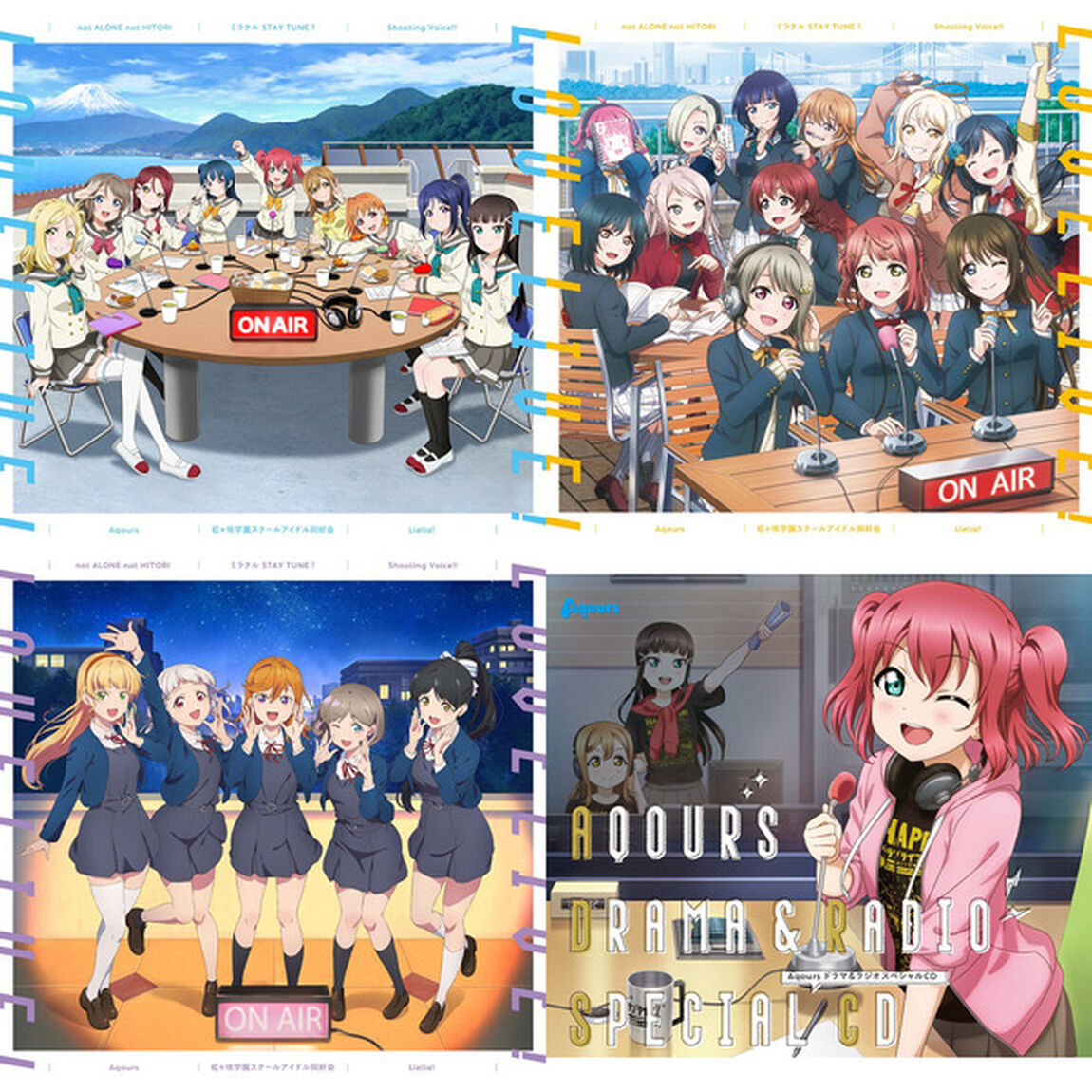 not ALONE not HITORI / ミラクル STAY TUNE！ / Shooting Voice!!【3形態セット】＋セブンネット限定　Aqoursドラマ＆ラジオスペシャルCD（3形態連動購入特典付き）（CDシングル）