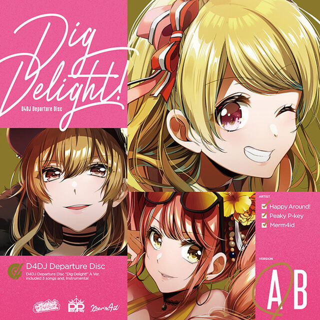 Happy Around!／Dig Delight! 【Aver.】（ＣＤ）