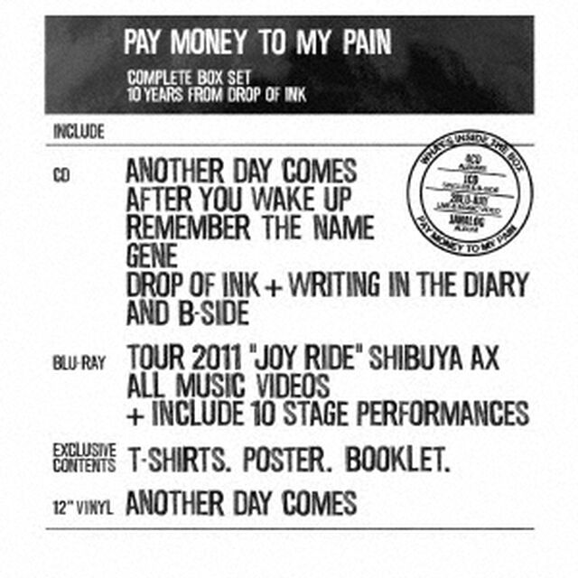 Pay　money　To　my　Pain　－L－（ＣＤ）