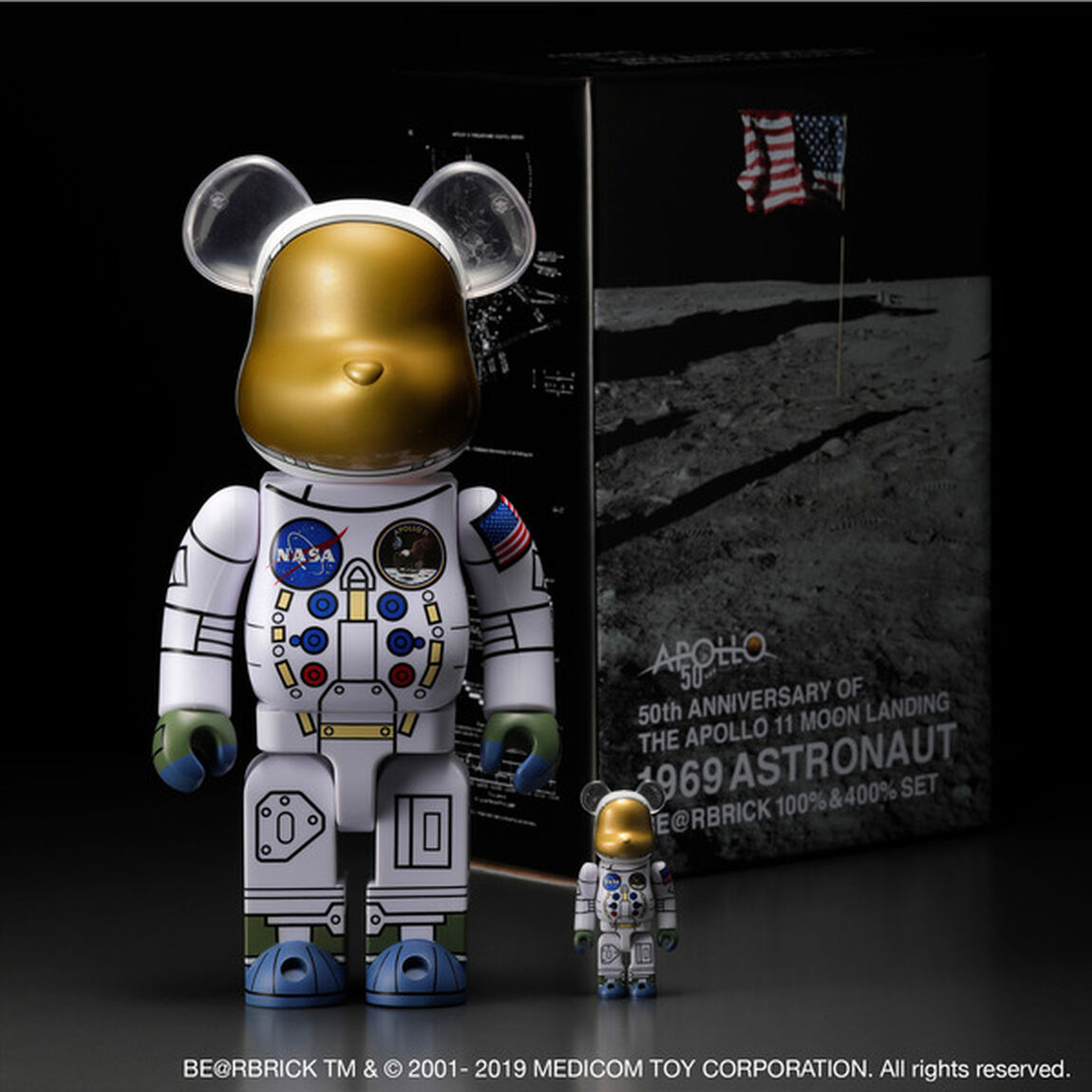 1969 ASTRONAUT BE@RBRICK 100% & 400%（その他）