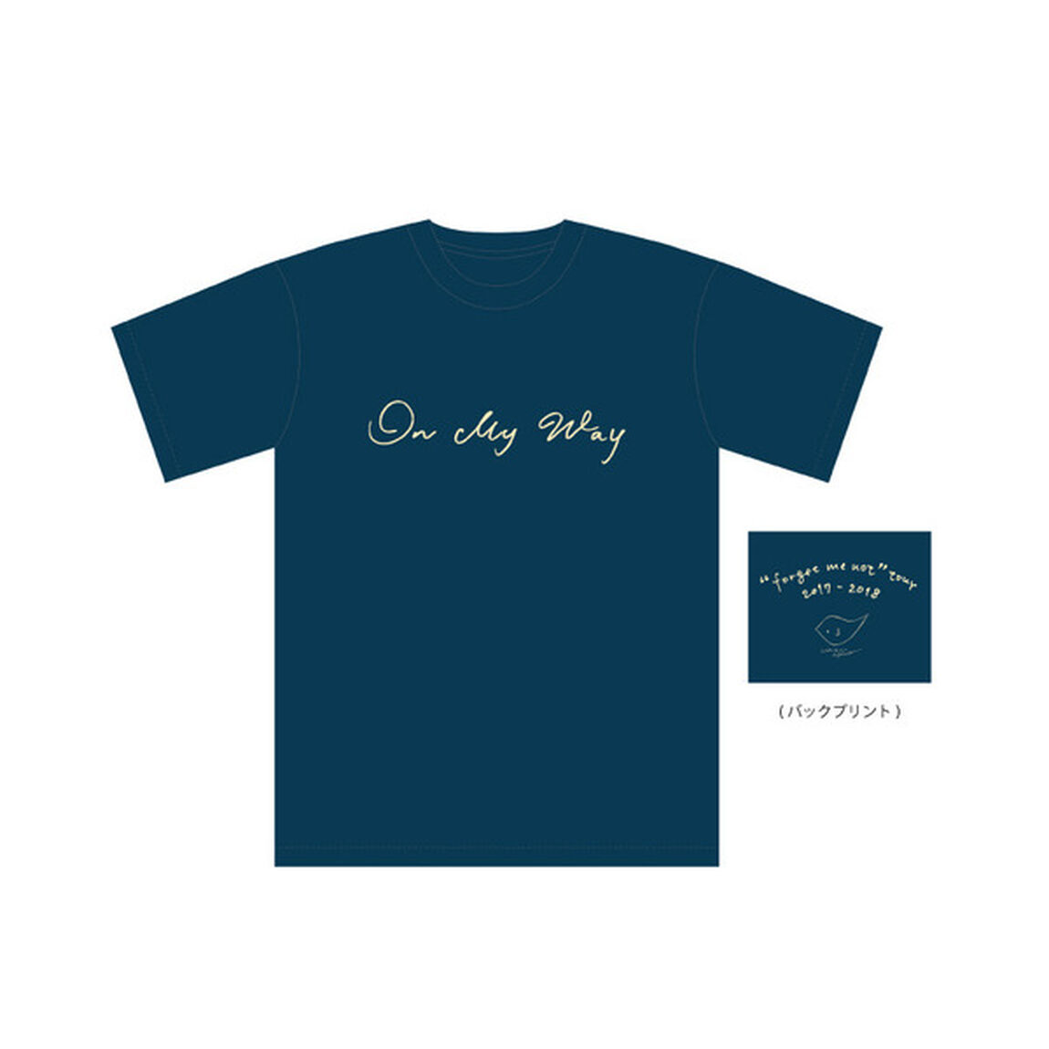南壽あさ子／&ldquo;On My Way&rdquo; Tシャツ（ネイビー）Lサイズ（その他）