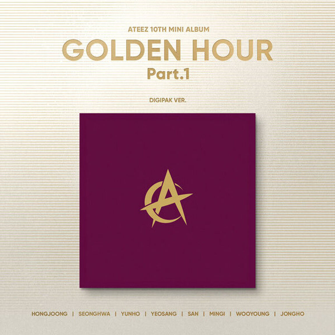 ATEEZ／10TH MINI ALBUM [GOLDEN HOUR : Part.1] (Digipak VER.)（輸入盤）（ＣＤ）