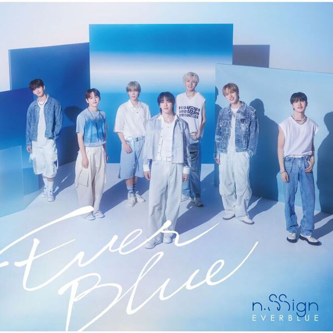 n.SSign／EVERBLUE（初回限定盤A／CD+DVD）（セブンネット限定特典：缶バッジ(ソロ全7種のうちランダム1種)）（CDシングル）