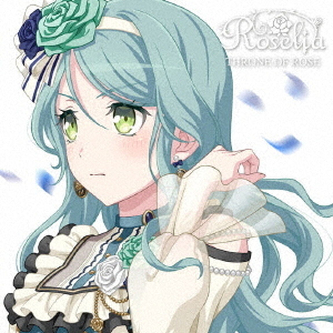 Roselia／THRONE OF ROSE【氷川紗夜Ver.】（セブンネット購入特典：L判ブロマイド／キャンペーン特典：ジャケットイラストステッカー（全40種よりランダム1種）付き）（CDシングル）