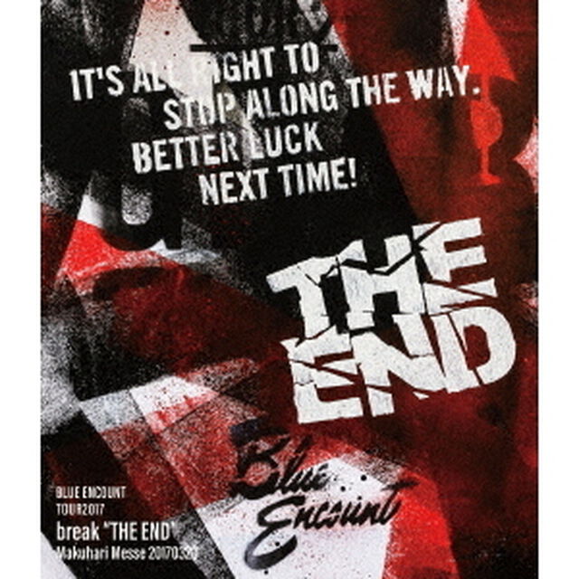 BLUE ENCOUNT／TOUR2017 break&ldquo;THE END&rdquo;Makuhari Messe 20170320（Ｂｌｕ－ｒａｙ Ｄｉｓｃ）（Ｂｌｕ－ｒａｙ　Ｄｉｓｃ）