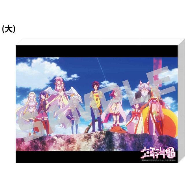 【メタライズアート特集】ノーゲーム・ノーライフ ゼロ／キャンバスアートボード（大）／集合．ｖｅｒ（その他）
