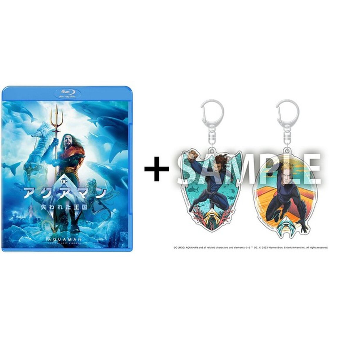 アクアマン／失われた王国 ブルーレイ＆DVDセット（アクリルキーホルダー2種セット付限定版）（Ｂｌｕ－ｒａｙ　Ｄｉｓｃ）