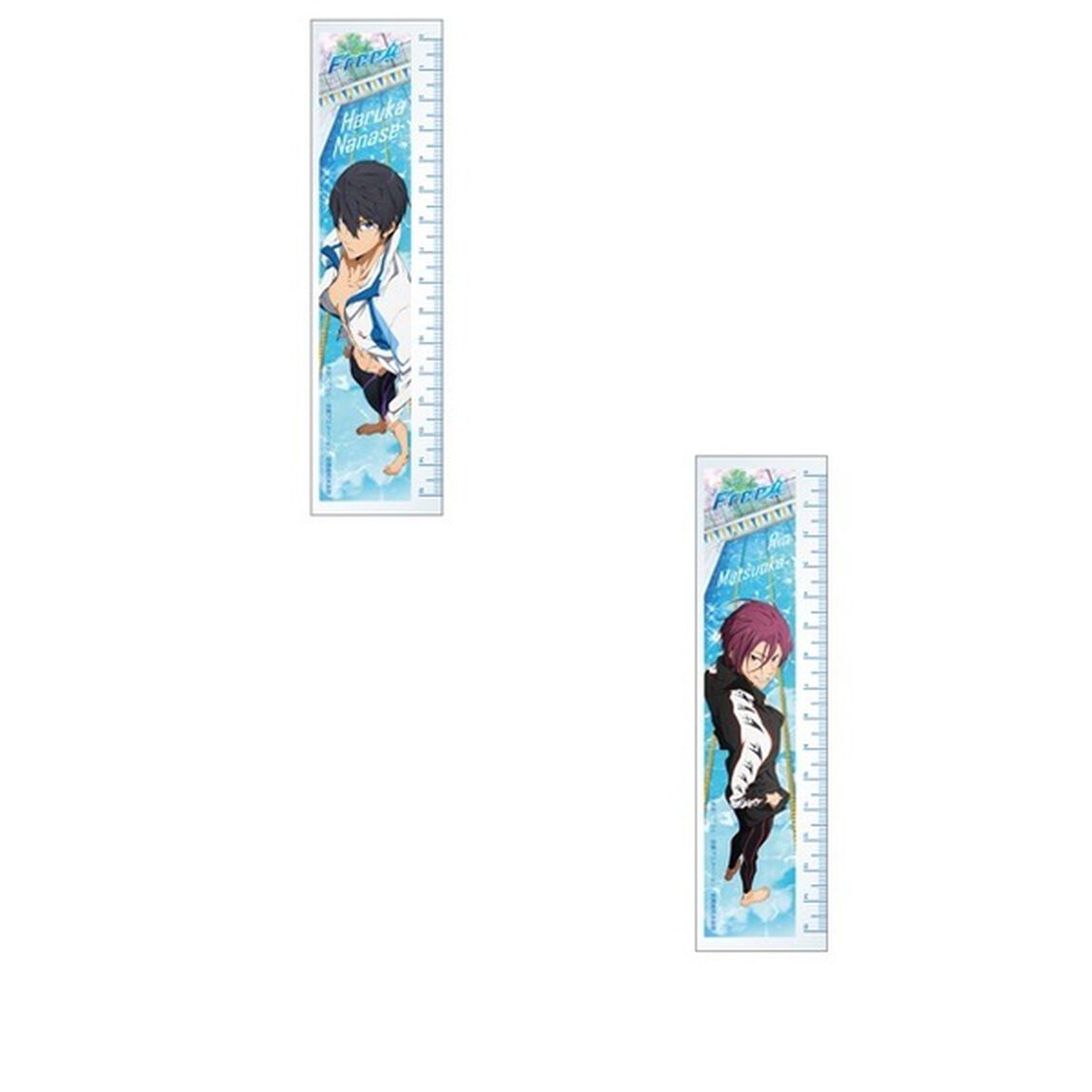 Free!グッズ アクリル定規 七瀬遙+松岡凛 セット（ＤＶＤ）