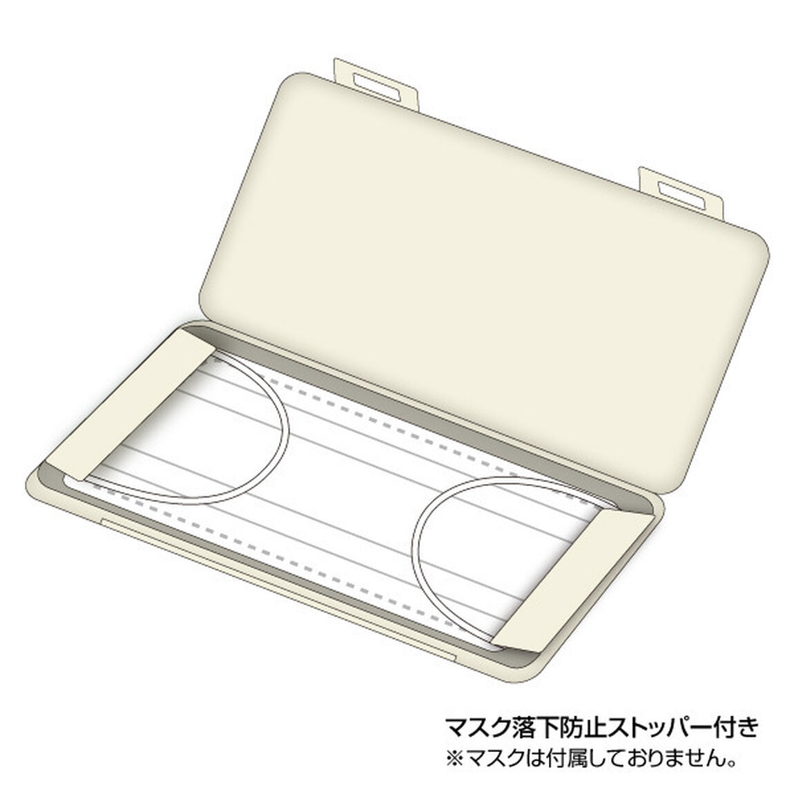 劇場版夏目友人帳 ニャンコ先生のマスクケース／ホワイト（その他）