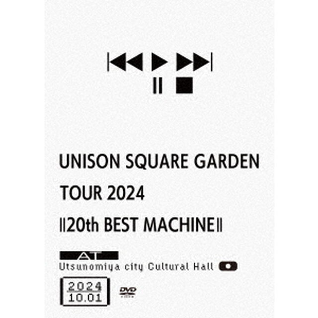 UNISON SQUARE GARDEN／UNISON SQUARE GARDEN TOUR 2024「20th BEST MACHINE」 at Utsunomiya city Cultural Hall 2024.10.01（ＤＶＤ）