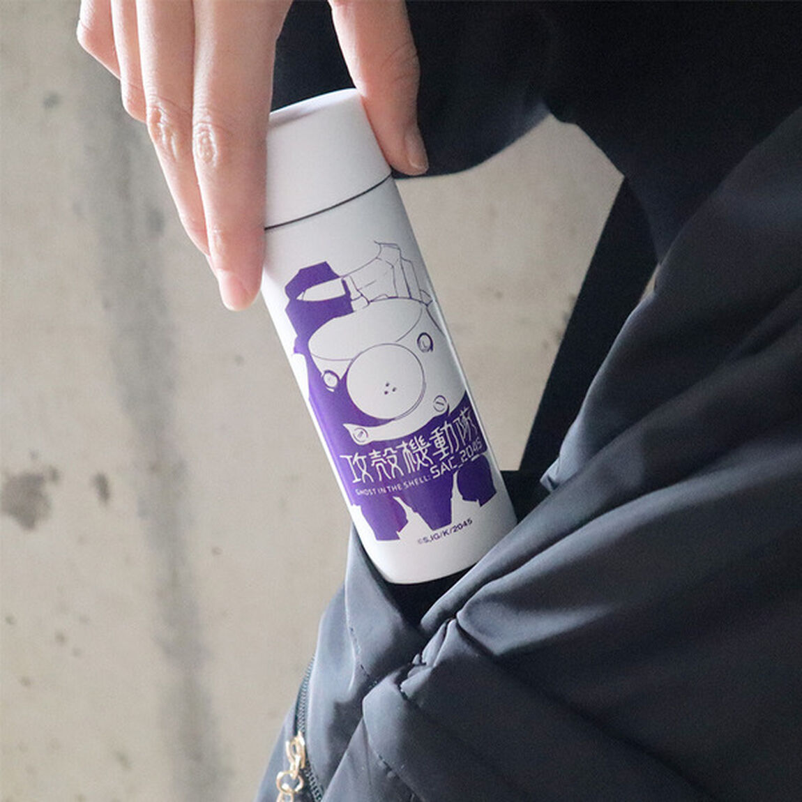 攻殻機動隊ＳＡＣ＿２０４５／ステンレスミニボトル／タチコマ．ｖｅｒ／白／１２０ｍｌ（その他）
