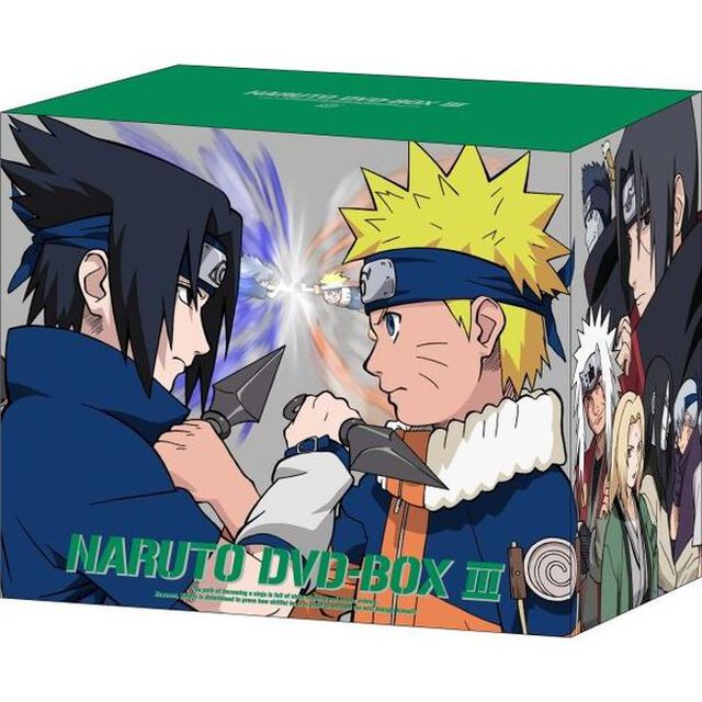 NARUTO－ナルト－　DVD－BOX　Ⅲ　「激突！ナルトVSサスケ」（ＤＶＤ）