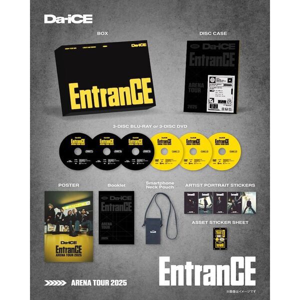 Da-iCE／Da-iCE ARENA TOUR 2025 -EntranCE- 豪華盤 DVD - 通販