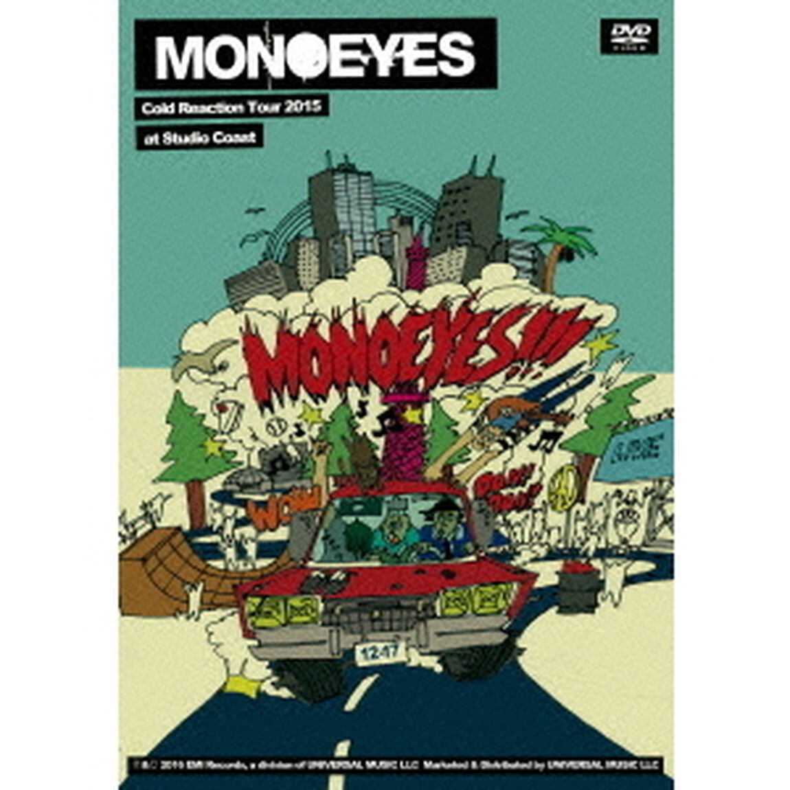 MONOEYES　Cold　Reaction　Tour　2015　at　Studio　Coast（ＤＶＤ）