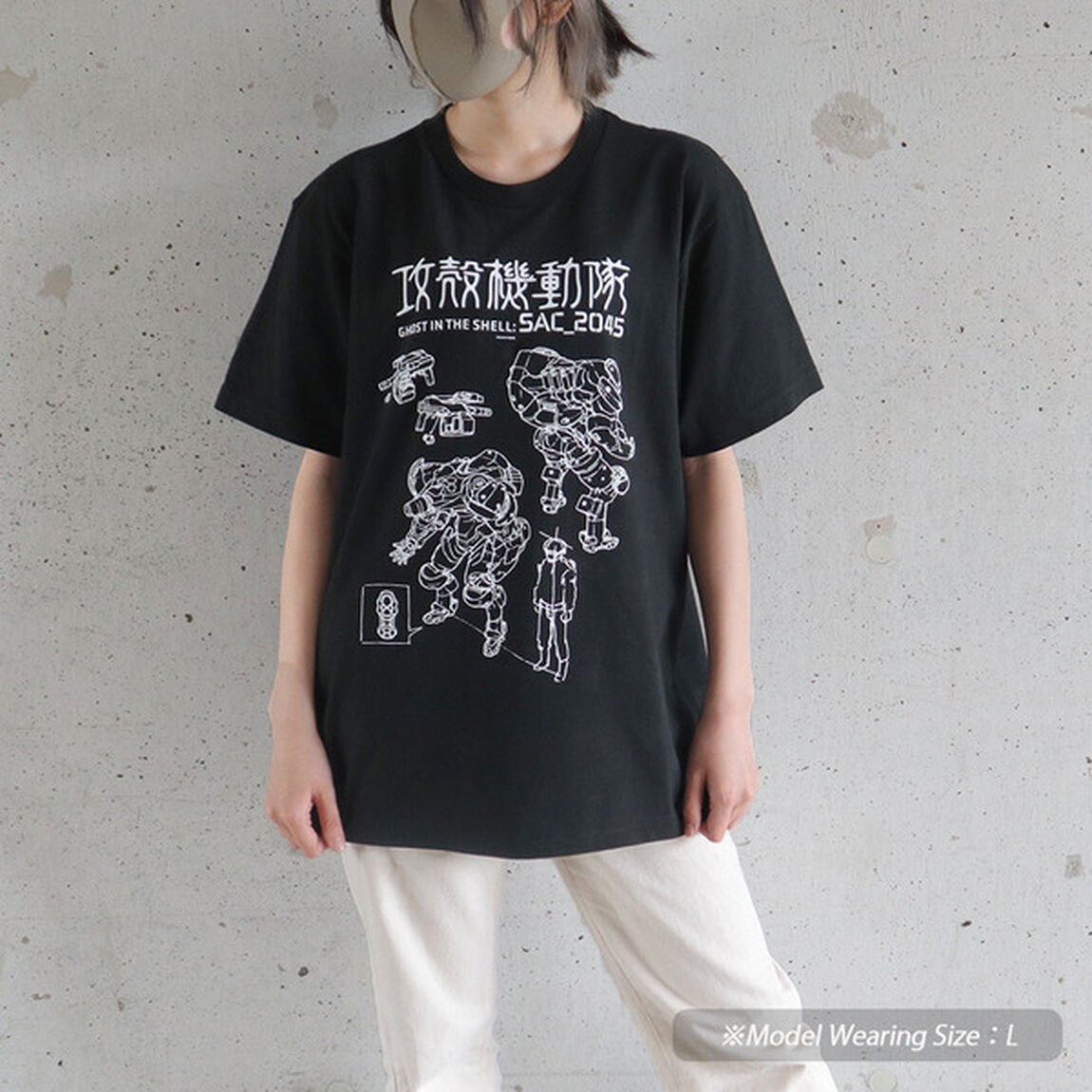 攻殻機動隊ＳＡＣ＿２０４５／Ｔシャツ／アームスーツ．ｖｅｒ／黒／Ｓ（その他）