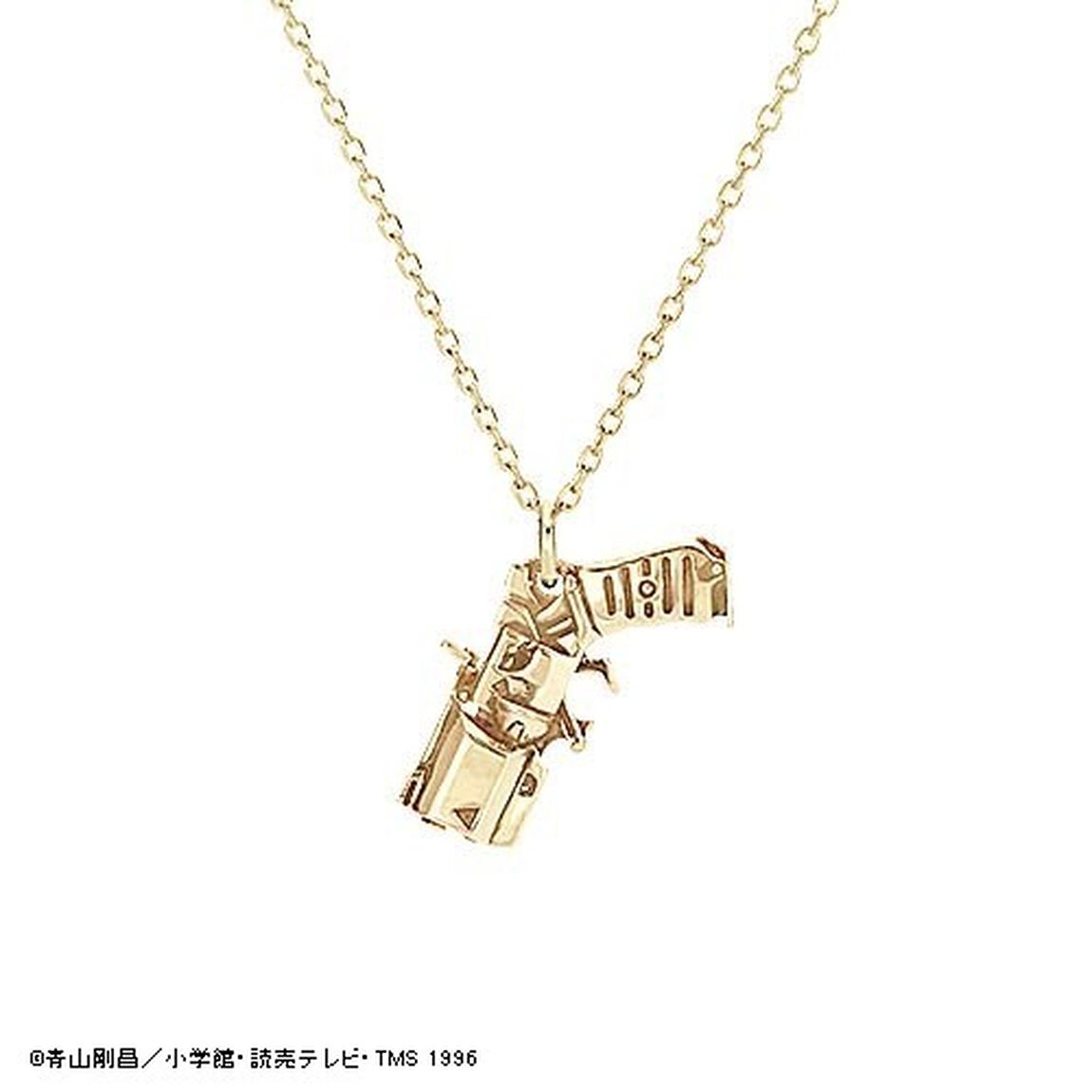 名探偵コナンネックレス　怪盗キッドトランプ銃　Ｋ１０（ＹＧ）　ダイヤ（その他）