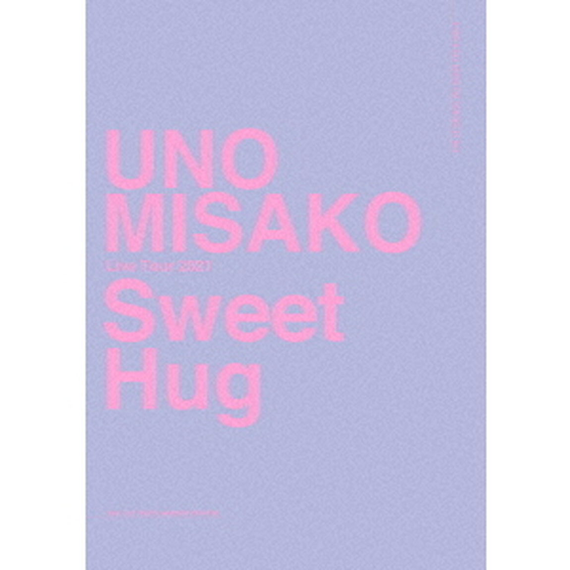 宇野実彩子(AAA)／UNO MISAKO Live Tour 2021 &ldquo;Sweet Hug&rdquo;＜初回生産限定／2Blu-ray＞（Ｂｌｕ－ｒａｙ　Ｄｉｓｃ）
