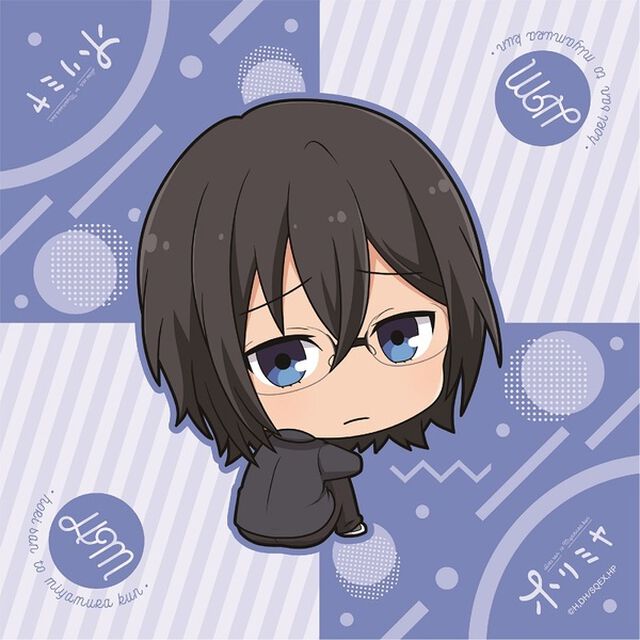 「ホリミヤ」  ボッチくんシリーズ パケッタオル　宮村伊澄（長髪Ver.）（その他）