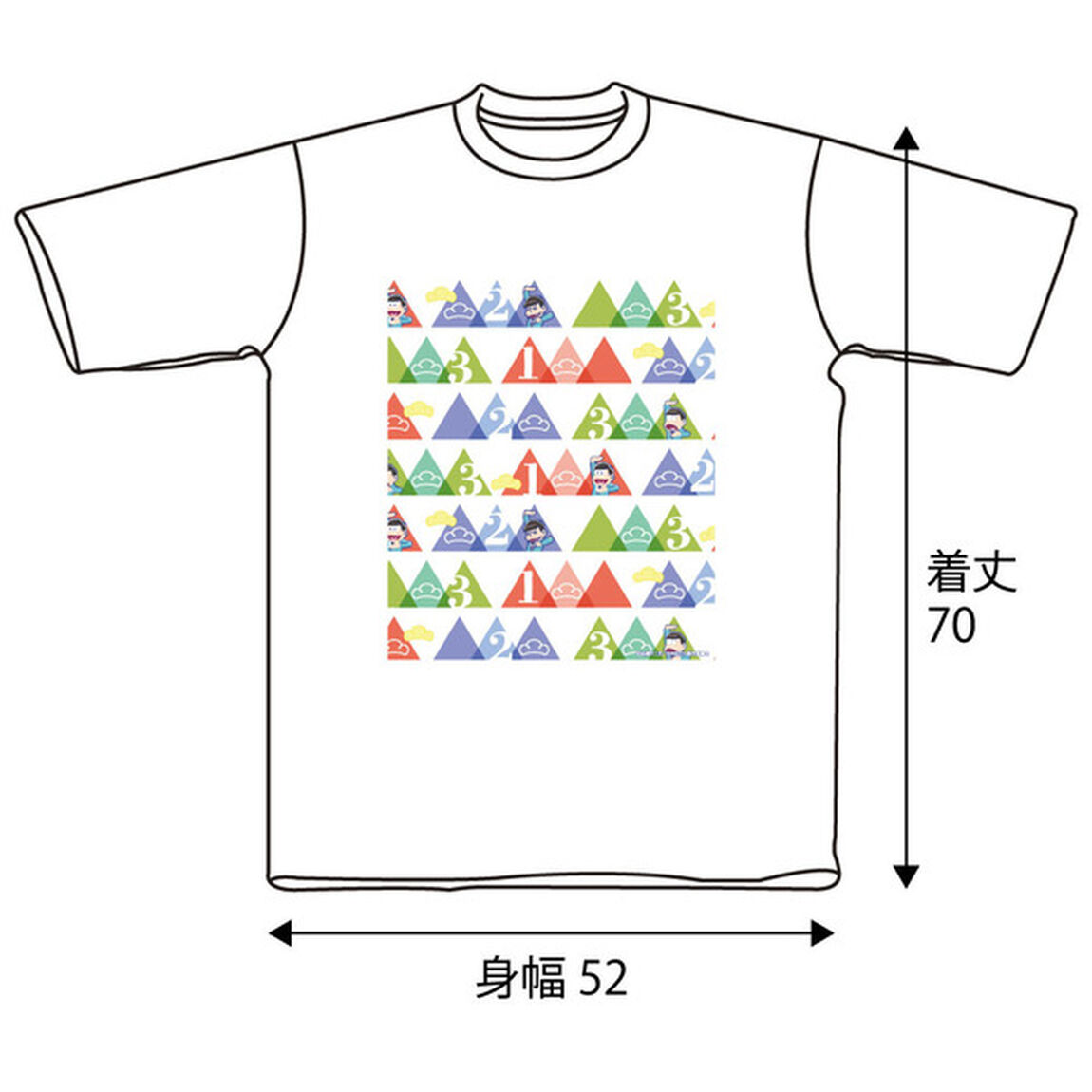 おそ松・カラ松・チョロ松Tシャツ ホワイト Mサイズ（その他）