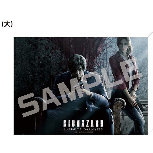 【メタライズアート特集】バイオハザード／キャンバスアートボード（大）／１ＳＴＫＥＹＡＲＴ．ｖｅｒ（その他）