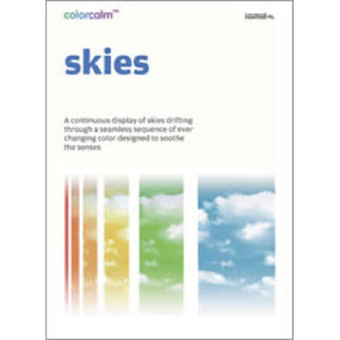 colorcalm　skies（ＤＶＤ）
