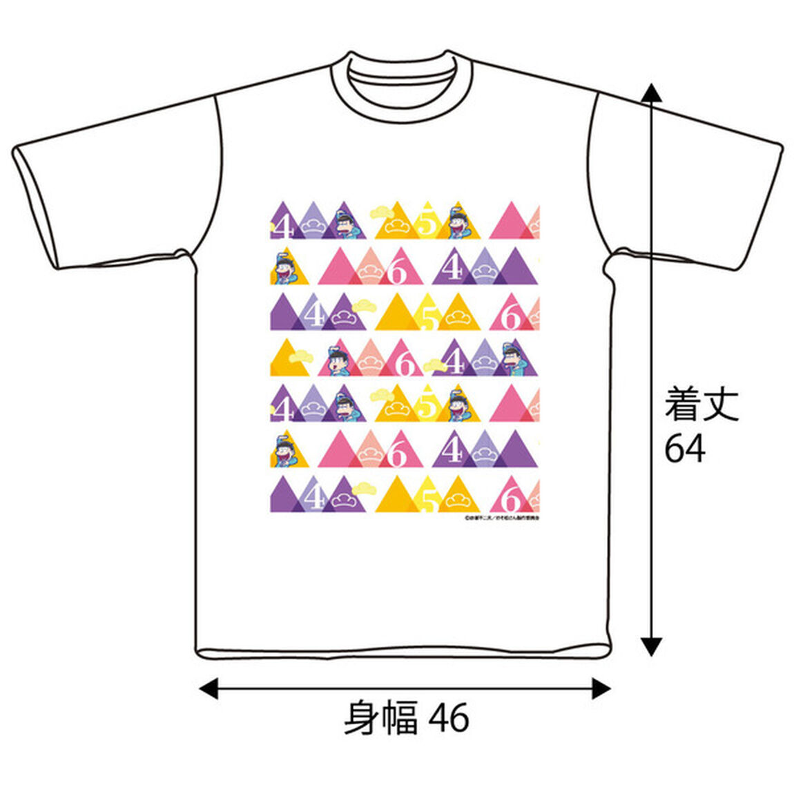 一松・十四松・トド松Tシャツ ホワイト WLサイズ（その他）