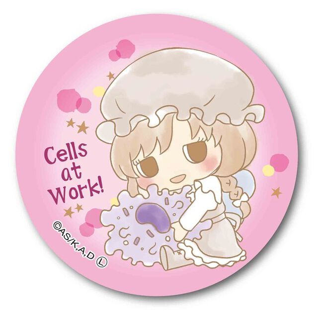 ぎゅぎゅっと缶バッチはたらく細胞　エンジェルシリーズ　－Ｄｅｓｉｇｎ　ｐｒｏｄｕｃｅｄ　ｂｙ　Ｓａｎｒｉｏ－／マクロファージ（その他）
