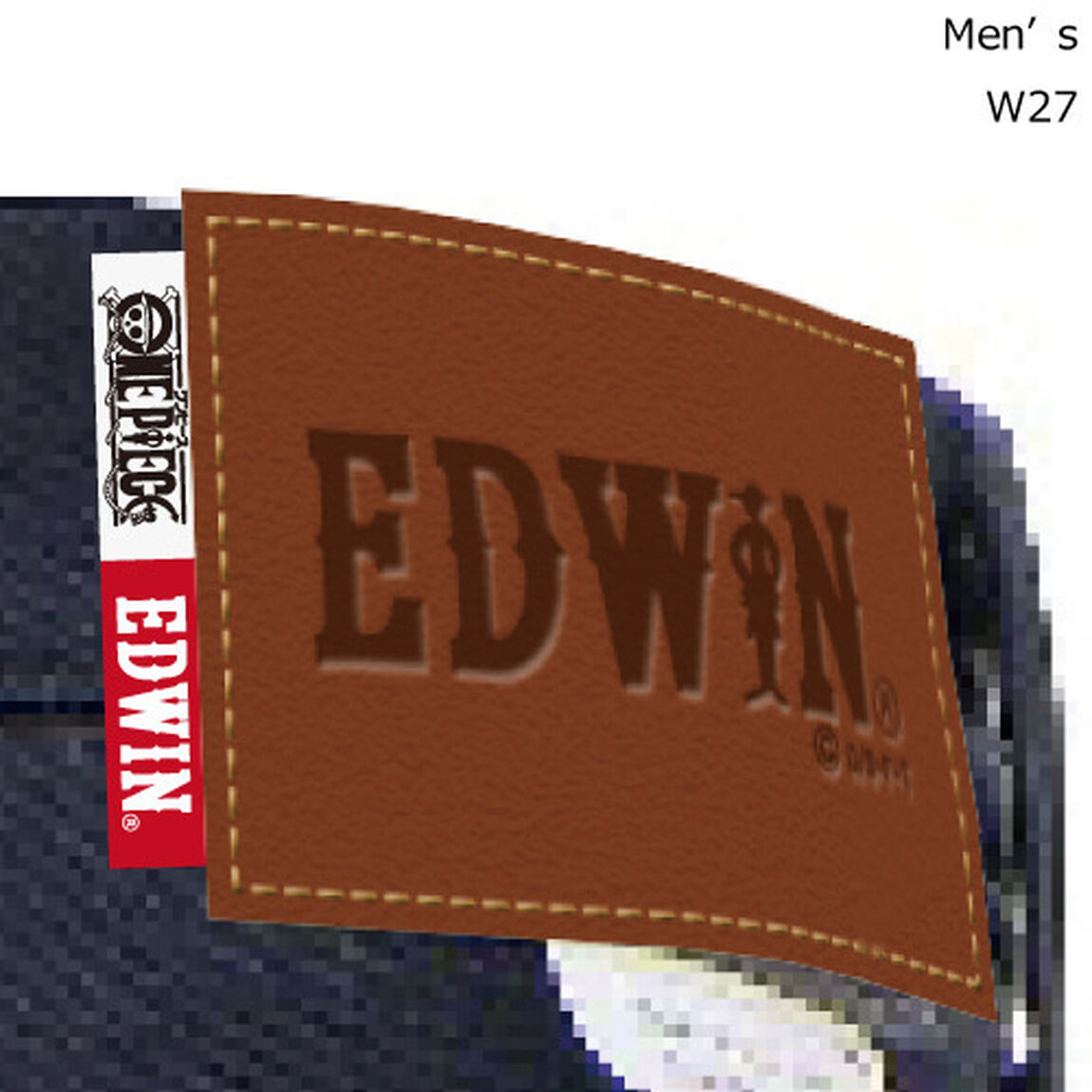 【ゾロモデル】EDWINワンピースコラボジーンズ　メンズ　27インチ（その他）