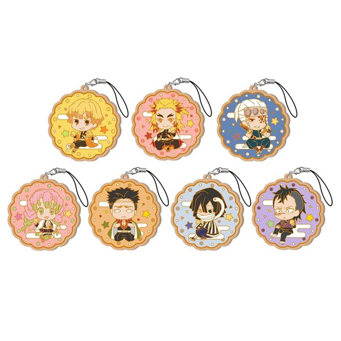 【単品】鬼滅の刃　とじコレ　Vol.3　クッキーラバーストラップB（その他）