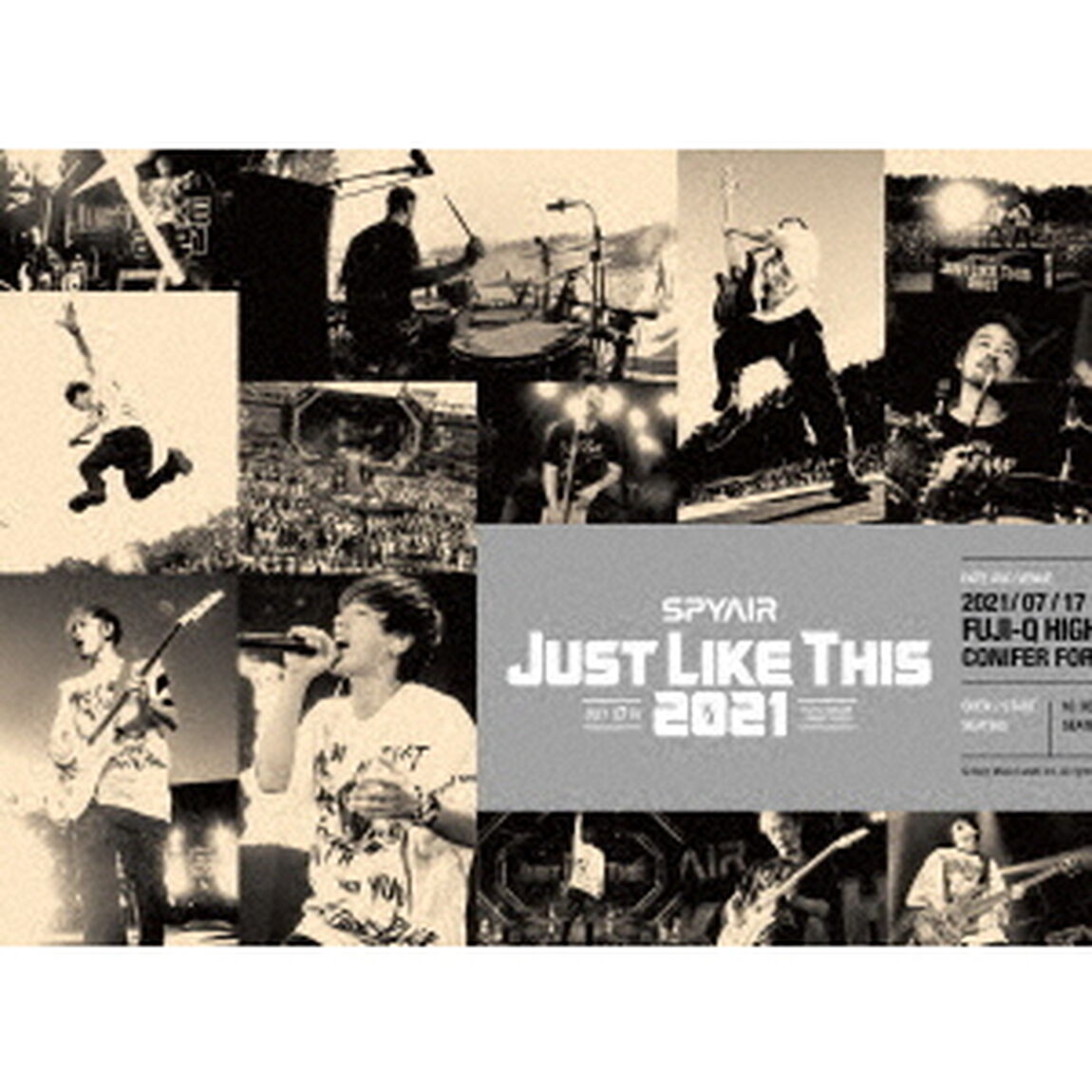 SPYAIR／JUST LIKE THIS 2021（完全生産限定盤／Blu-ray）＜特典なし＞（Ｂｌｕ－ｒａｙ　Ｄｉｓｃ）