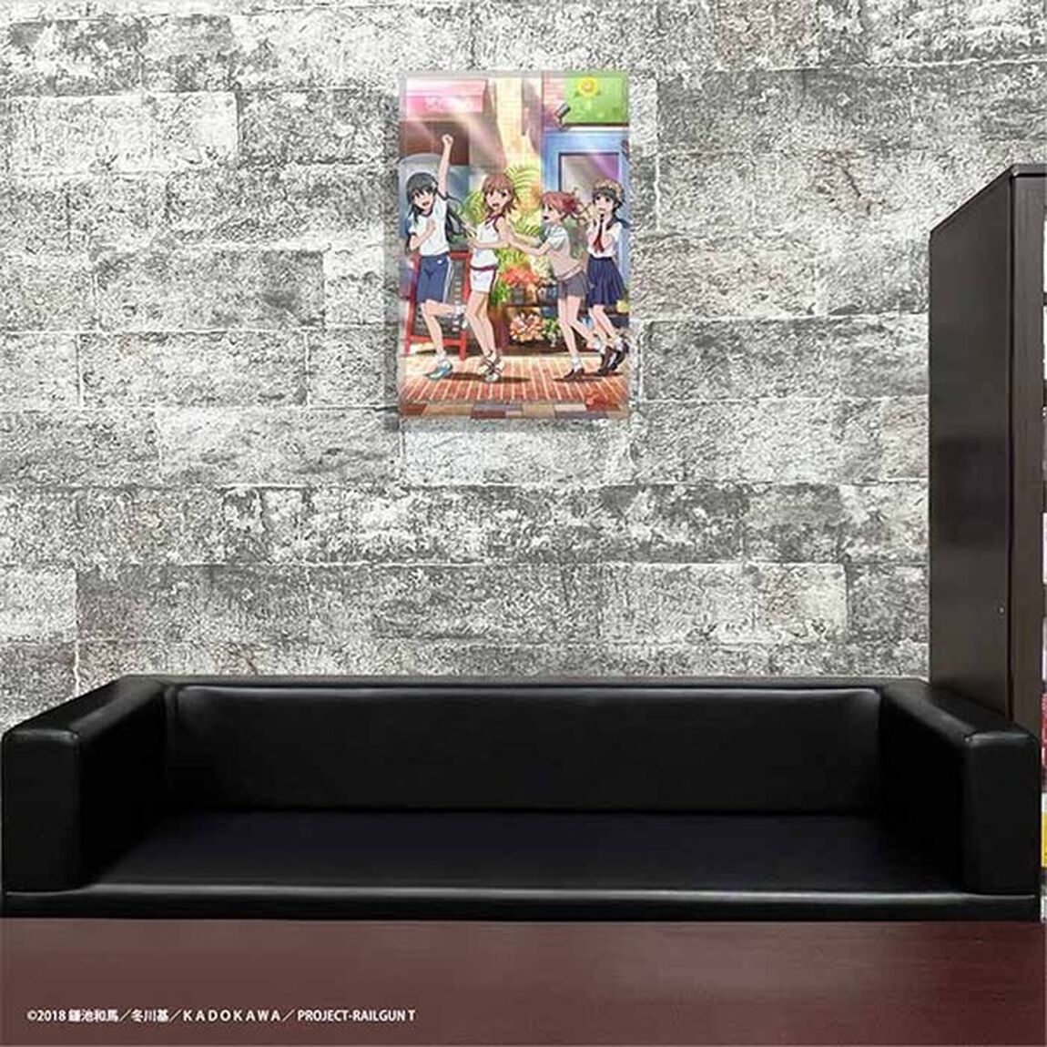 【メタライズアート特集】とある科学の超電磁砲T／メタライズアート／4人集合．ｖｅｒ（セブンネット先行発売）（その他）