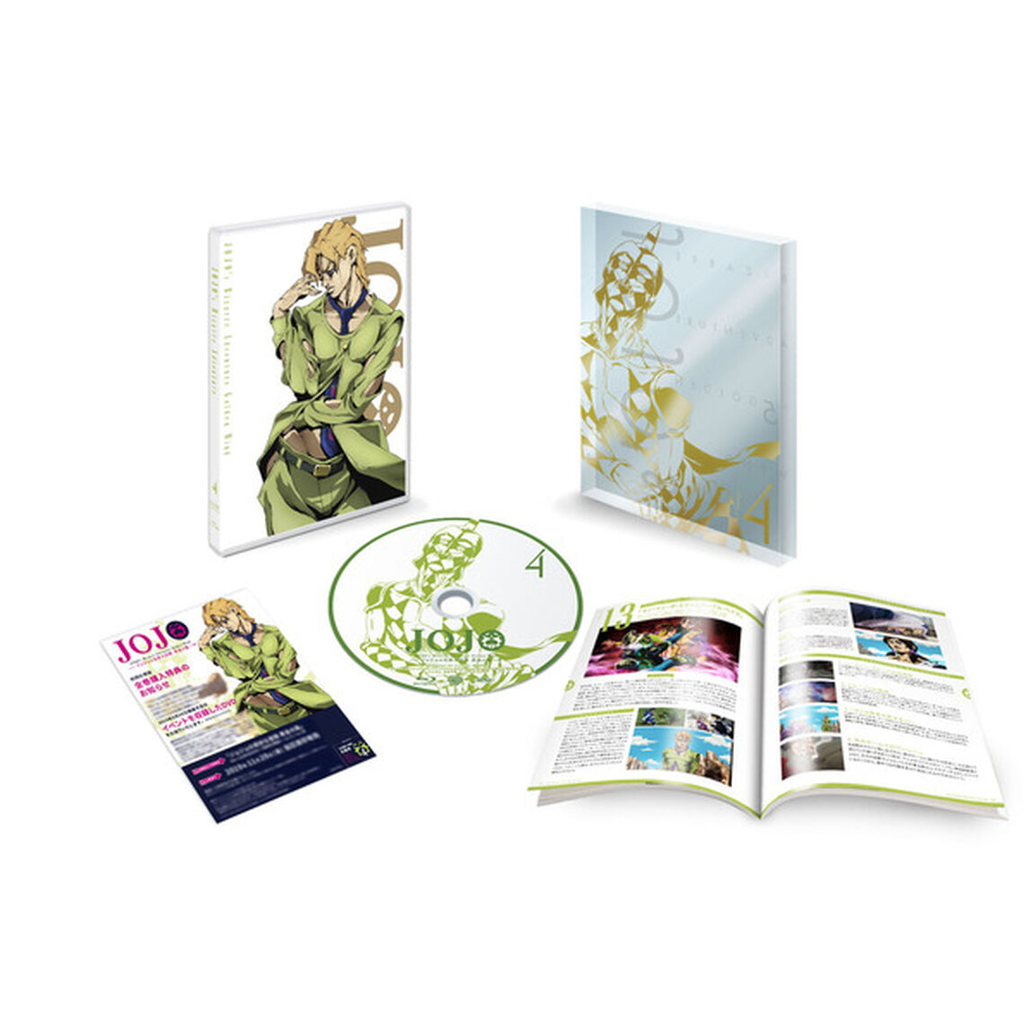 ジョジョの奇妙な冒険　黄金の風　Vol．4（Ｂｌｕ－ｒａｙ　Ｄｉｓｃ）