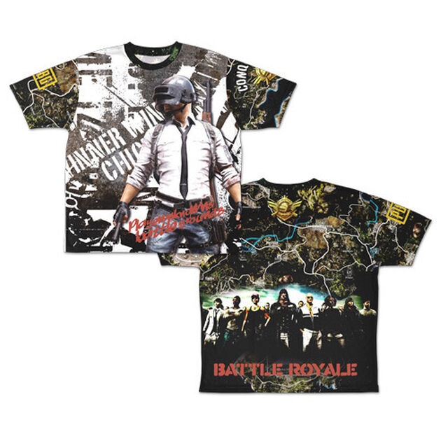 【PUBG】PUBG 両面フルグラフィックＴシャツ／L [PLAYERUNKNOWN&rsquo;S BATTLEGROUNDS]（その他）