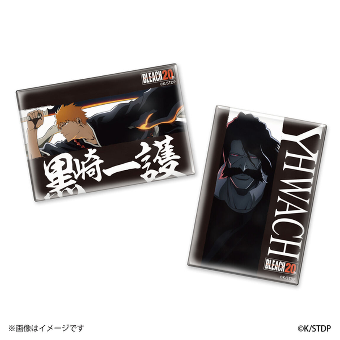 【BLEACH】20周年ビジュアル アナザーカラー スクエア缶バッジ7個セット【セブンネット限定】（その他）