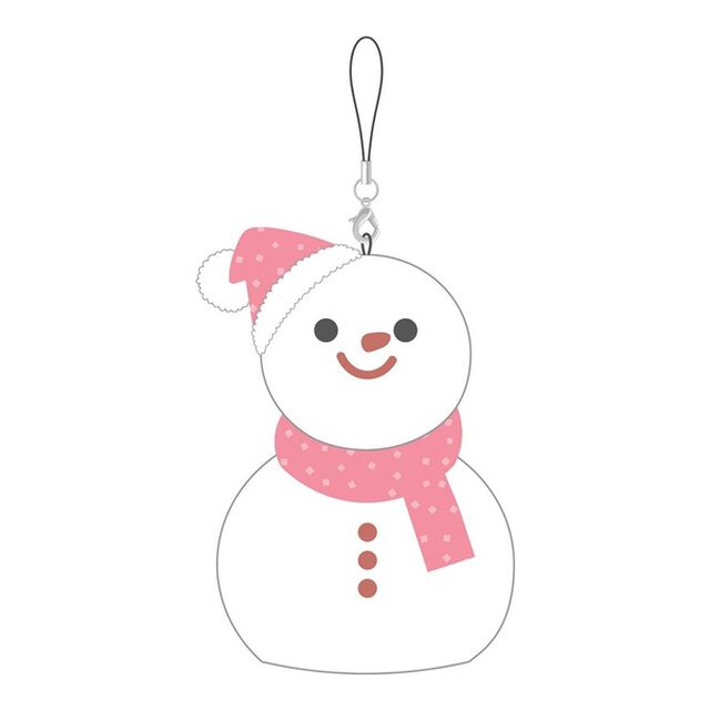 雪だるまぬいぐるみ（ピンク）（その他）