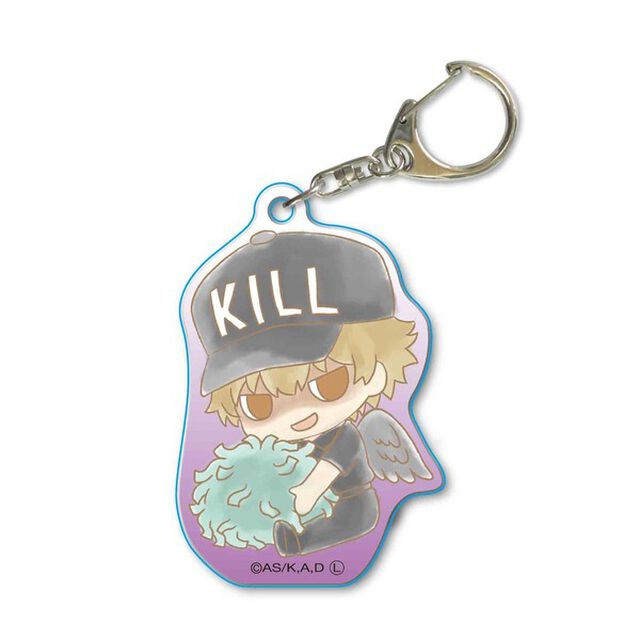 ぎゅぎゅっとアクリルキーホルダーはたらく細胞　エンジェルシリーズ　－Ｄｅｓｉｇｎ　ｐｒｏｄｕｃｅｄ　ｂｙ　Ｓａｎｒｉｏ－／キラーＴ細胞（その他）