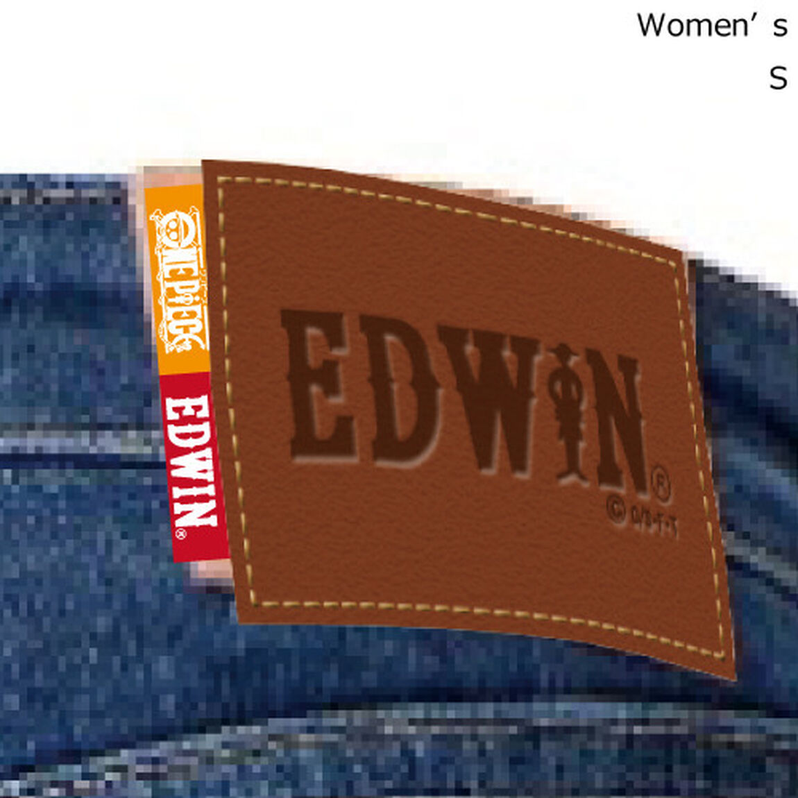 【ナミモデル】EDWINワンピースコラボジーンズ　ウィメンズ　Sサイズ（その他）