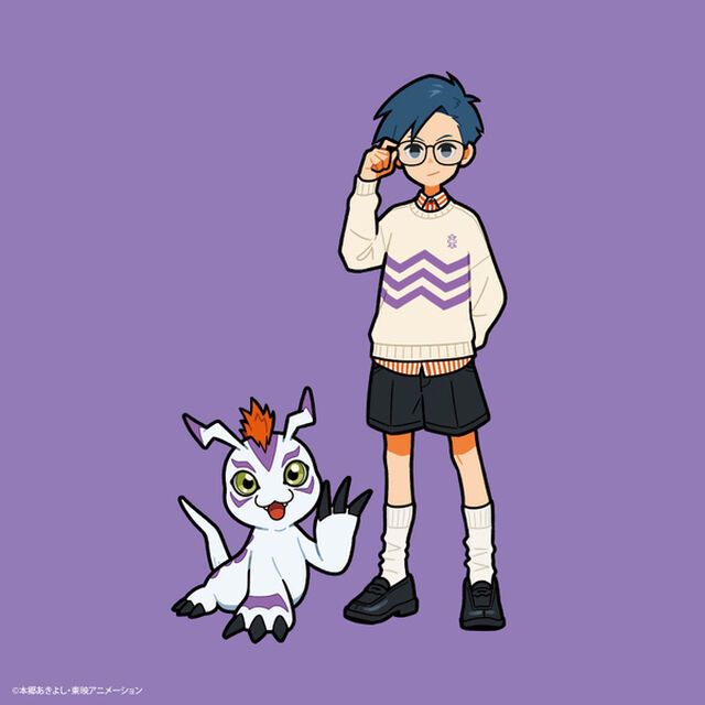 『デジモンアドベンチャー』キャンバスアートボード　25th Anniversary Collaboration Art-丈&ゴマモン by 美好よしみ（その他）