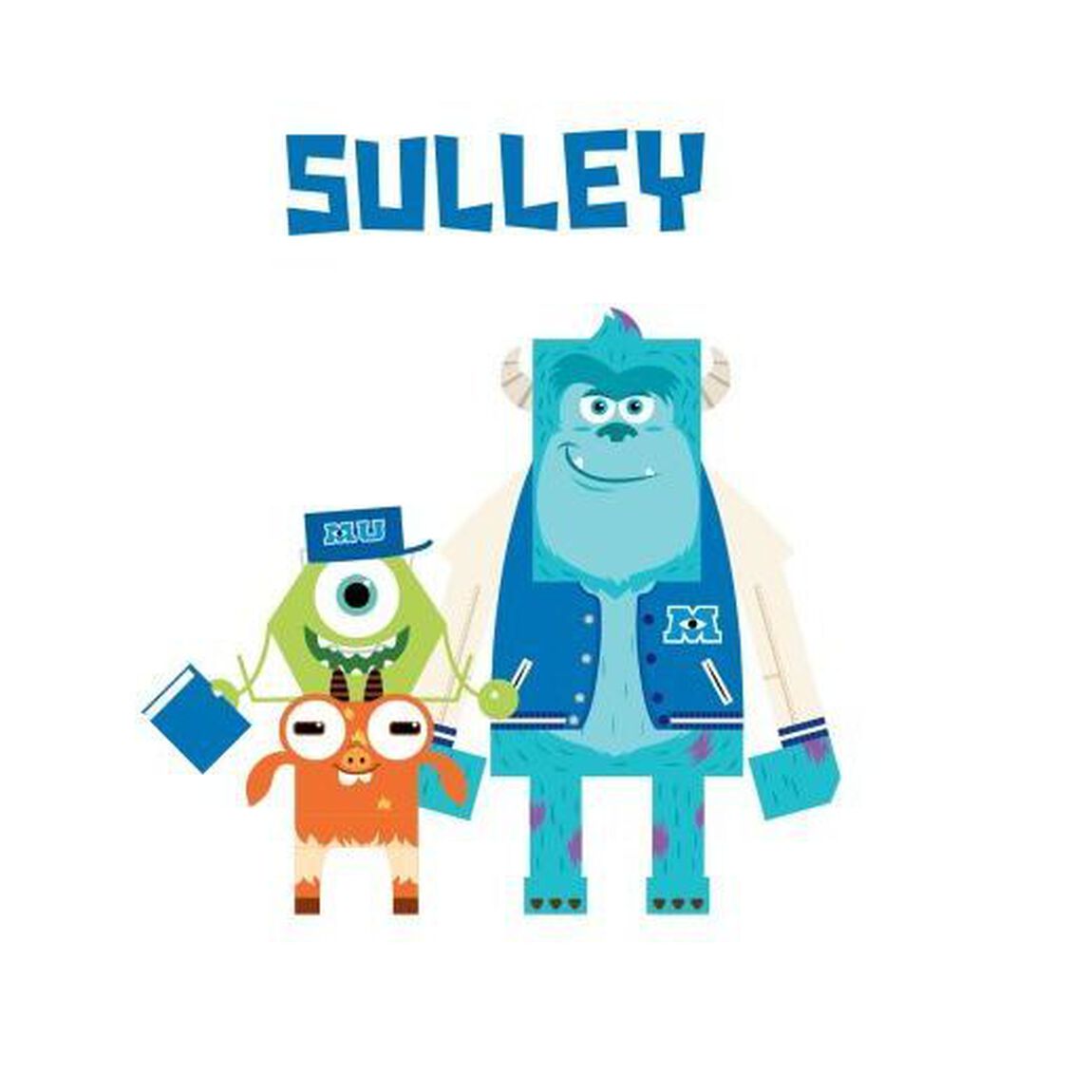 ディズニーペーパートイシリーズ モンスターズ・ユニバーシティー サリー（Disney Monster University Sulley）（ＤＶＤ）